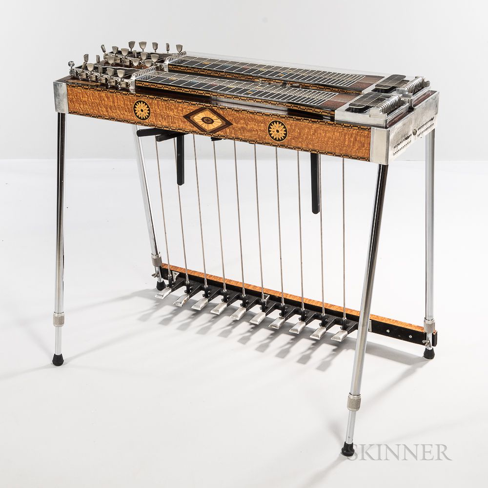 Sold at auction Buddy Cage Emmons Custom D12 Pedal Steel Guitar, c